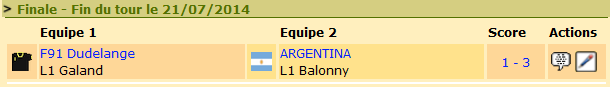 Résultat Finale