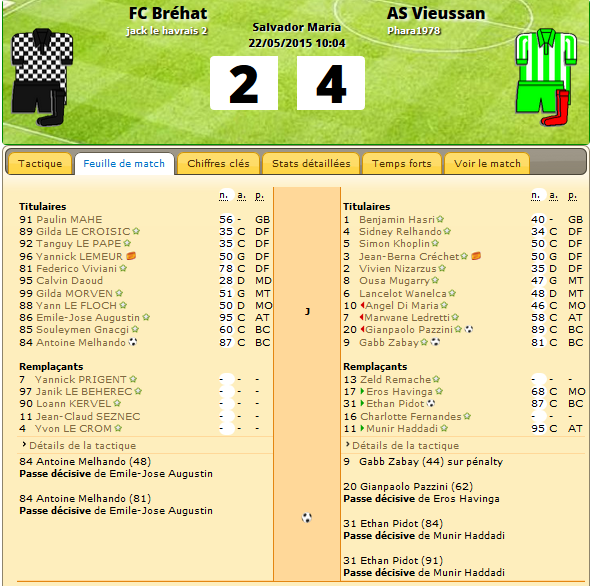Feuille Finale