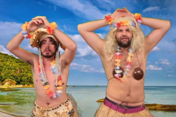 Retour a Tahiti pour tiga et son coach heureux de retrouver ses Terres ancestrales