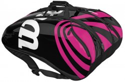 sac de tennis Wilson BLX Super six rose