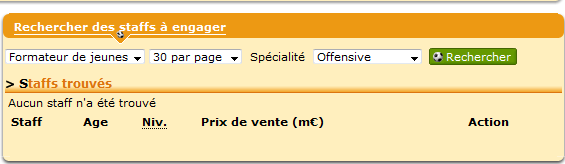 Aucun formateur offensif disponible ?!