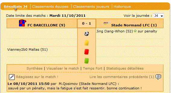 Un pénalty salvateur. Le SNLFC est imbattable, mais là il n'y a eu que 1-0.
