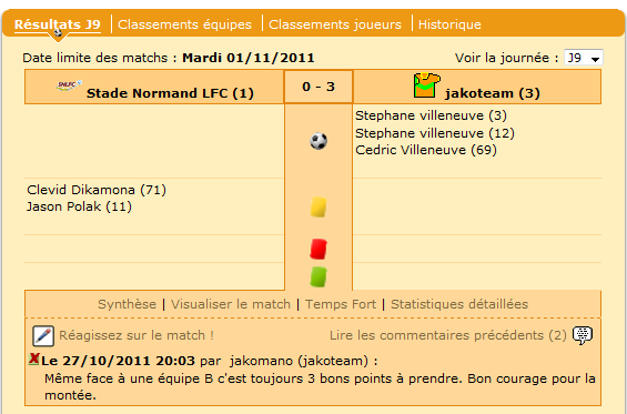 Le résultat final est lourd mais logique pour le SNLFC.