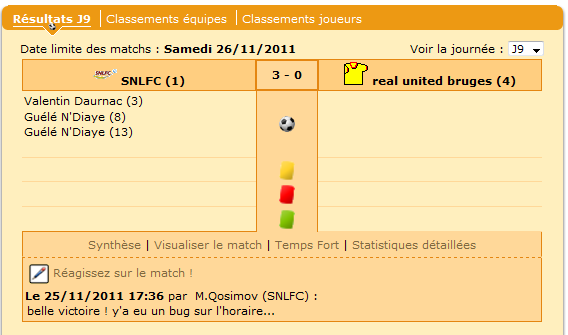 3-0, belle victoire du SNLFC !