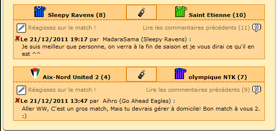 Il reste 2 matchs à jouer. Le nouveau est redoutable !